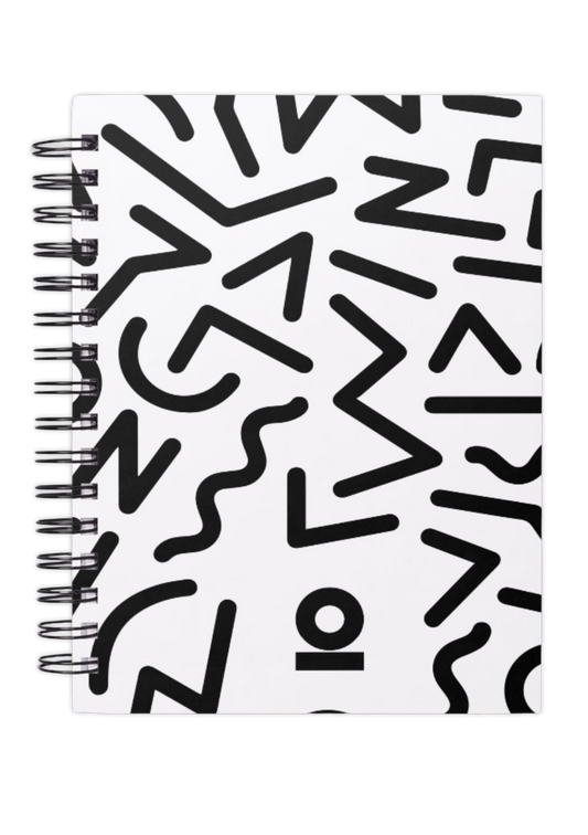 Viridity · Journal minimalista en blanco y negro