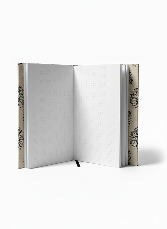 Cuaderno cosido a mano · Edición Primer Intento · Árboles