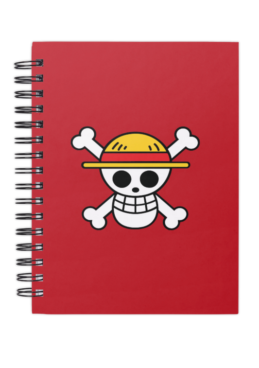 Jolly Roger – Sombrero de Paja Rojo