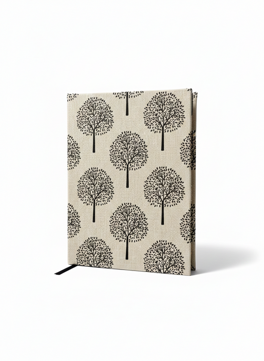 Cuaderno cosido a mano · Edición Primer Intento · Árboles