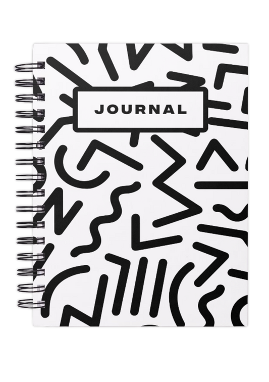 Viridity · Journal minimalista en blanco y negro